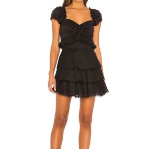 NWT MAJORELLE Summer Nights Dress in Black Large